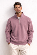 TC MIDWEIGHT QUARTER ZIP (ORCHID)
