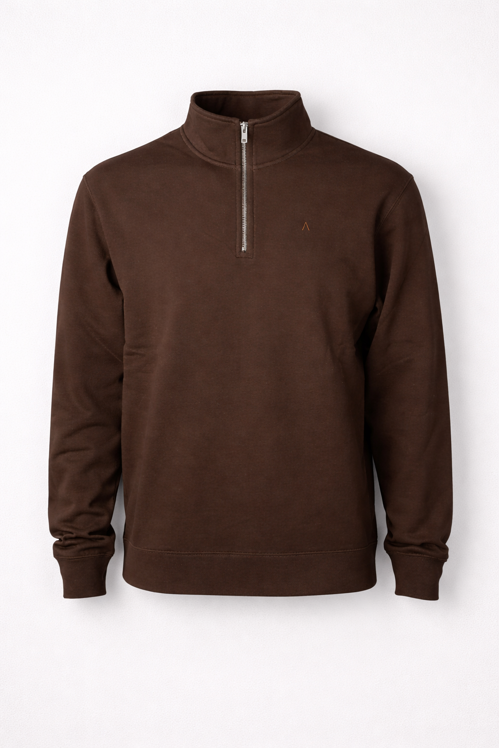 TC MIDWEIGHT QUARTER ZIP (BROWN)
