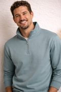 TC MIDWEIGHT QUARTER ZIP (AGAVE)