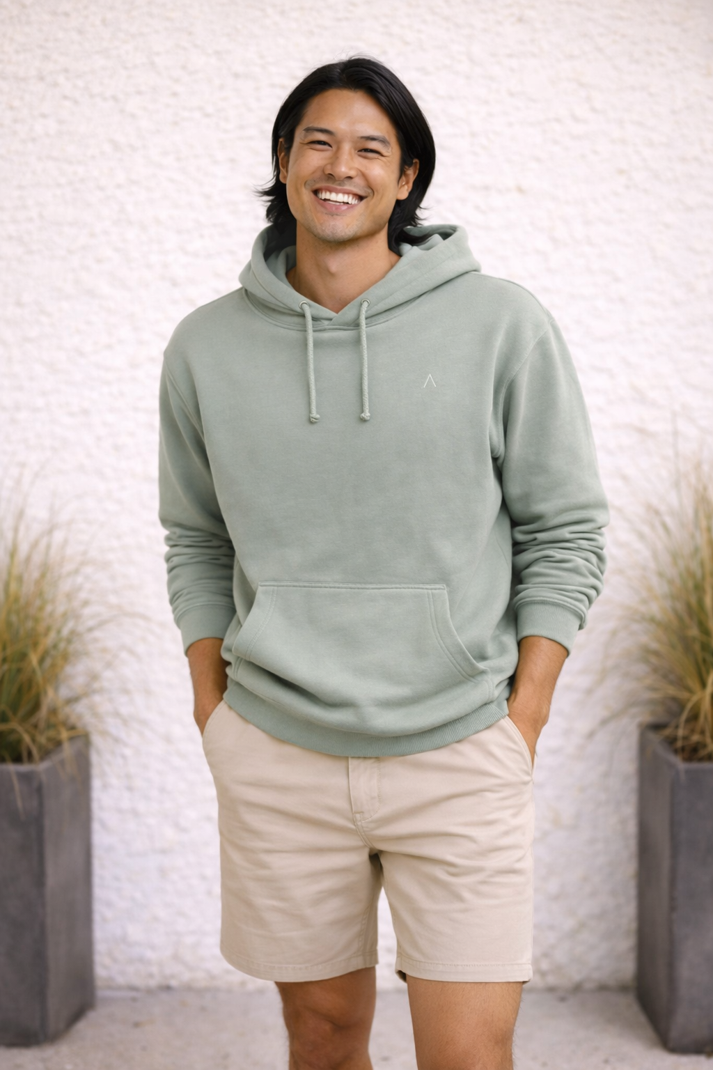 TC HEAVYWEIGHT PULLOVER HOOD (DUSTY SAGE)