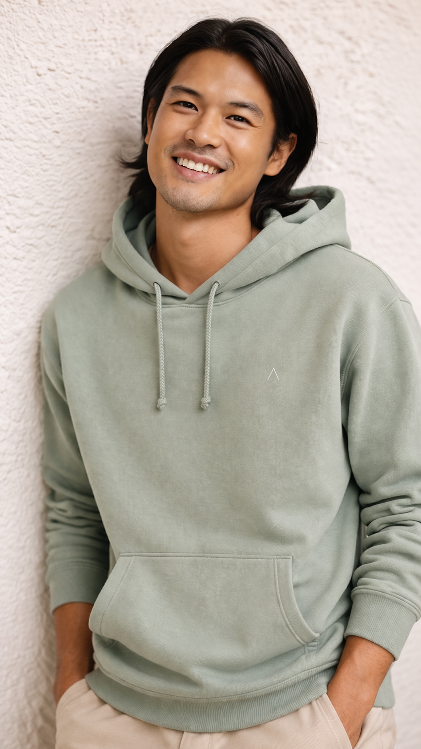TC HEAVYWEIGHT PULLOVER HOOD (DUSTY SAGE)