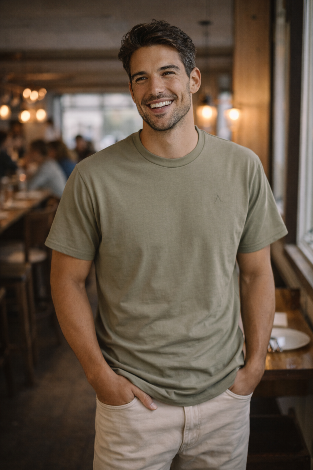 TC Heavyweight Tee (Light Olive)