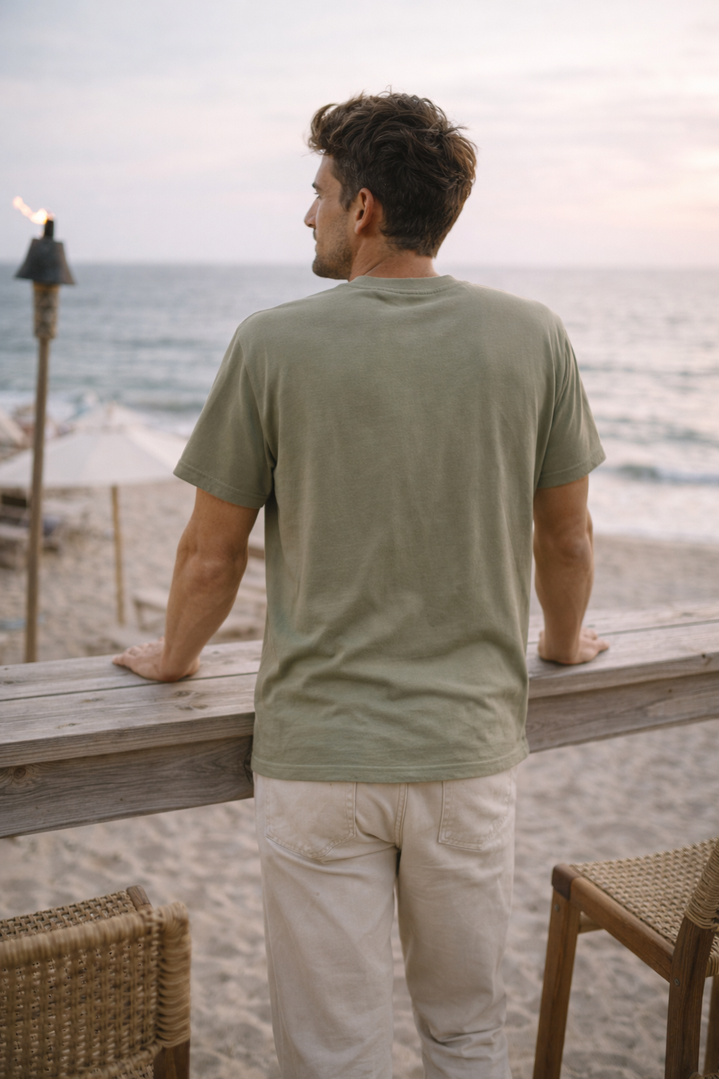 TC Heavyweight Tee (Light Olive)