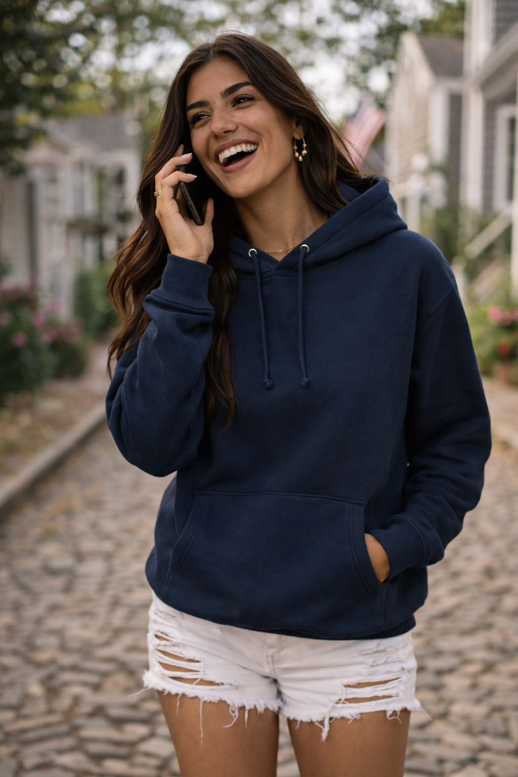TC HEAVYWEIGHT PULLOVER HOOD (NAVY)