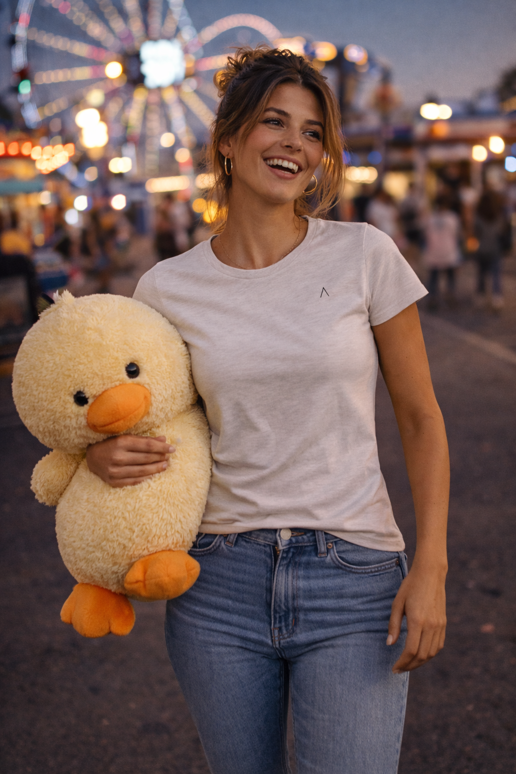TC Midweight Womens Tee (Oatmeal)