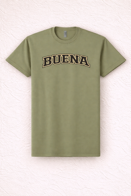 Buena Heavyweight Tee (Light Olive)