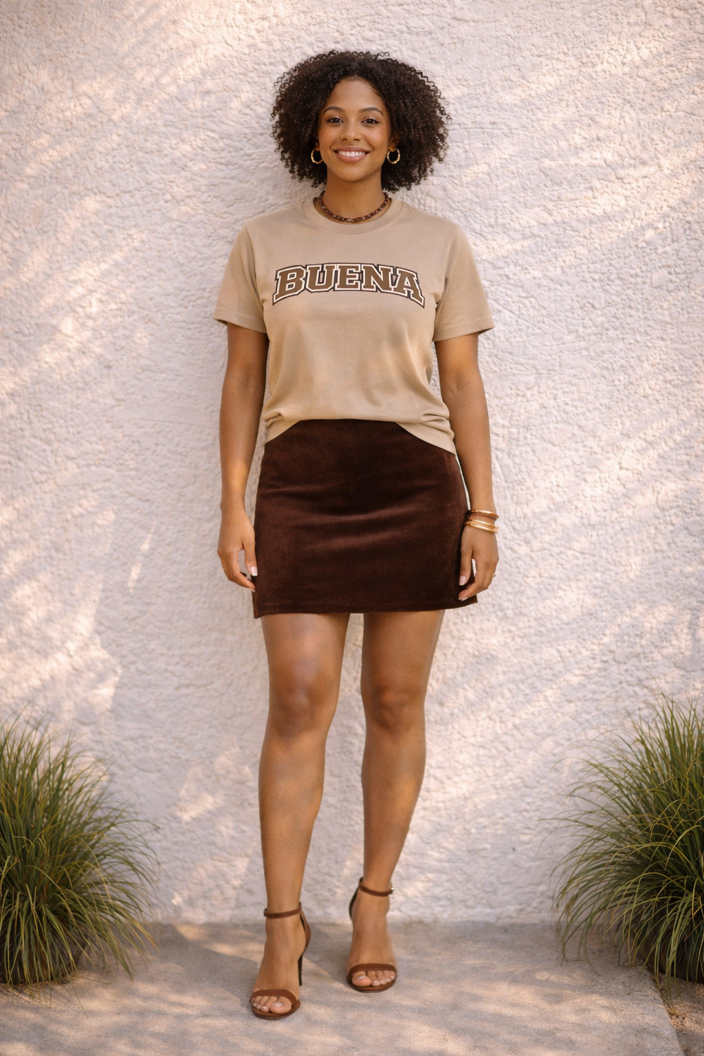 Buena Heavyweight Tee (Tan)