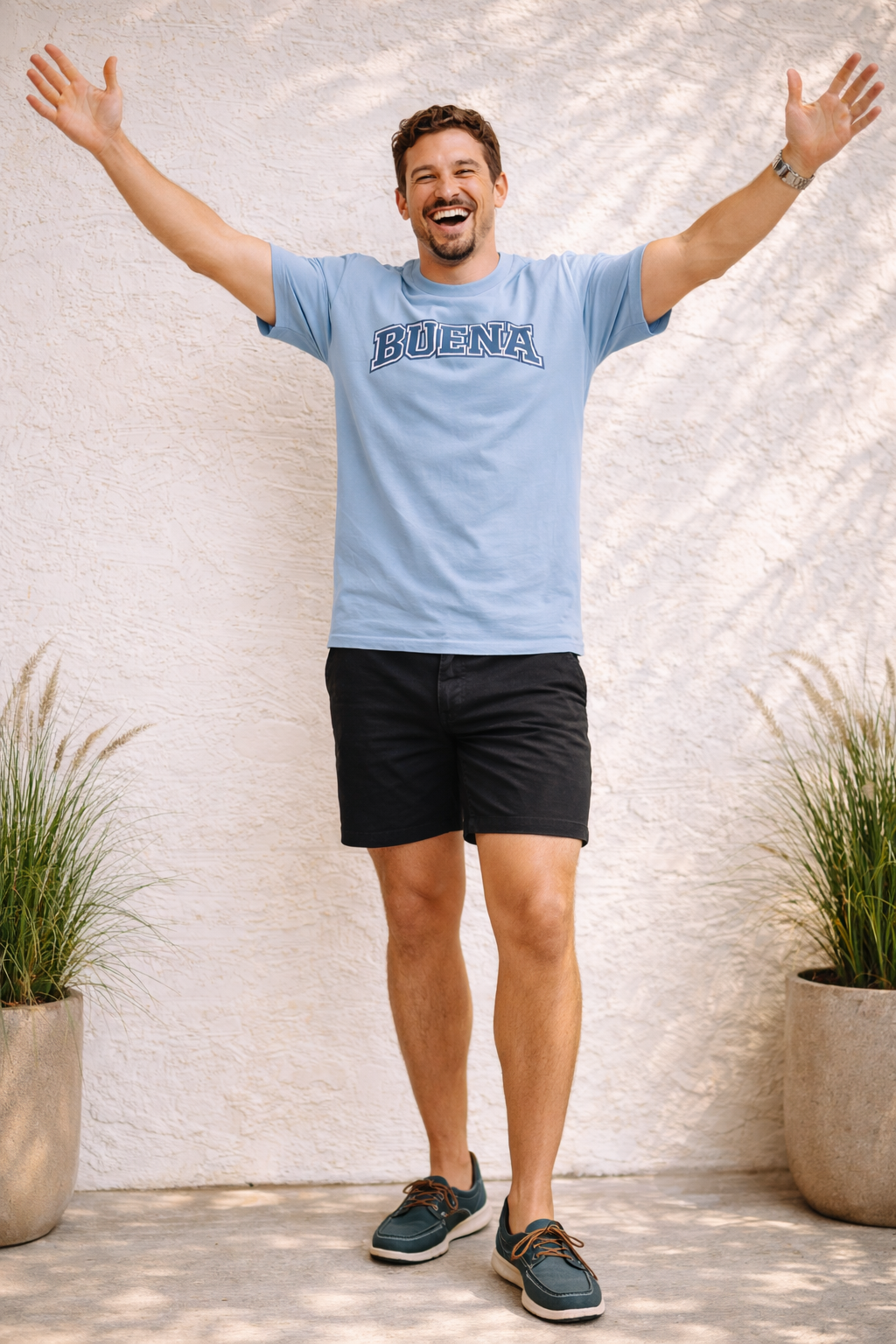 Buena Heavyweight Tee (cloud Blue)