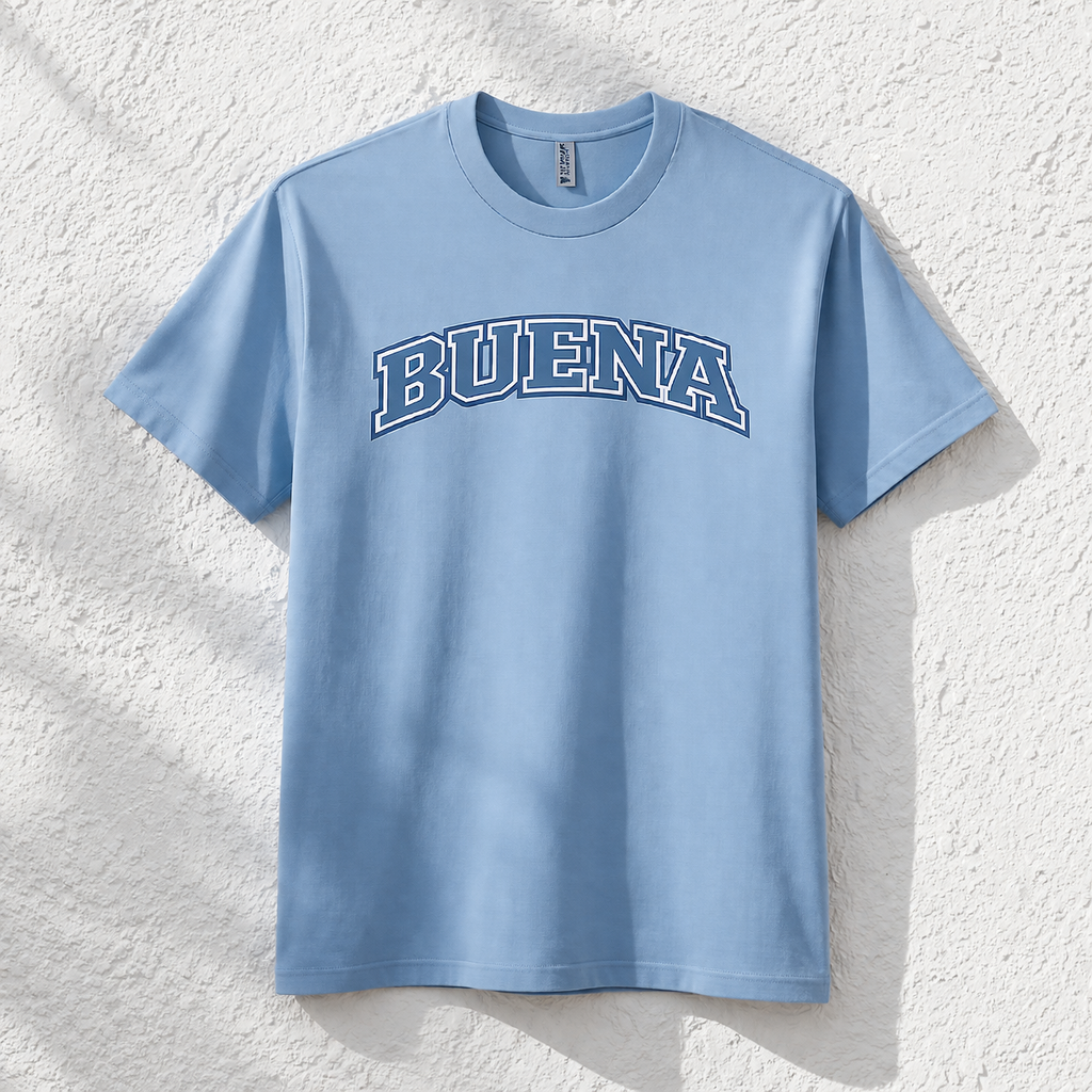 Buena Heavyweight Tee (cloud Blue)