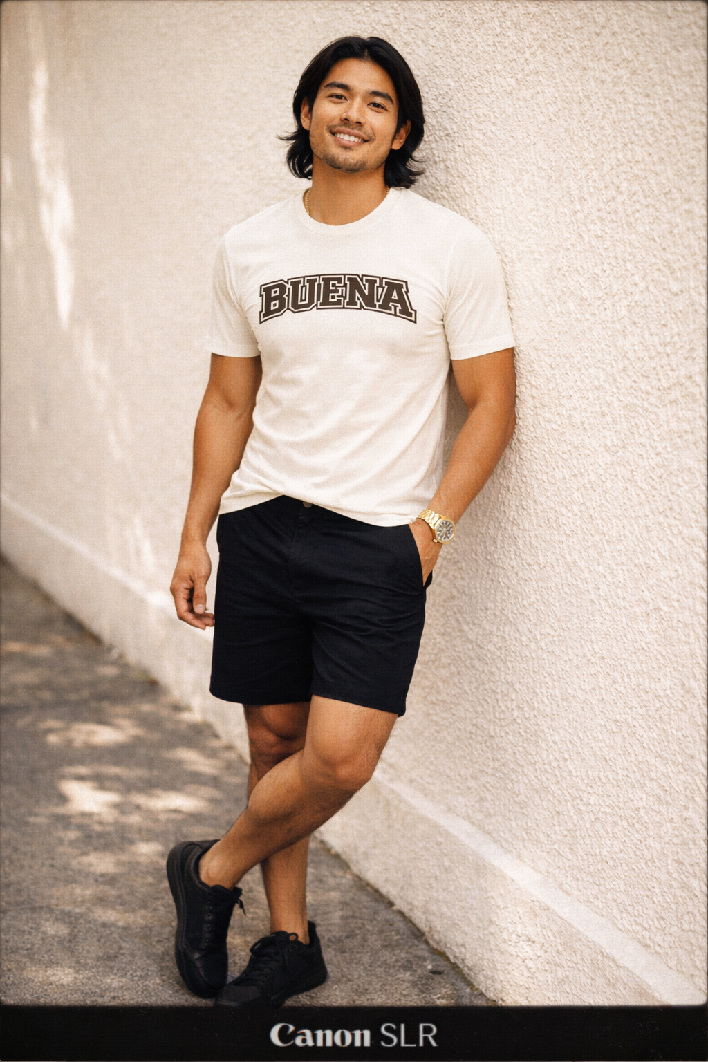Buena Midweight Tee (Bone)