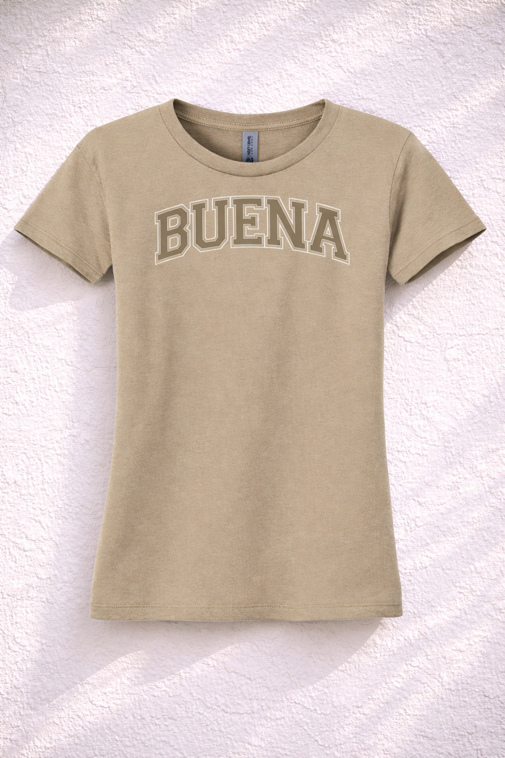 Buena Midweight Womens Tee (Tan)