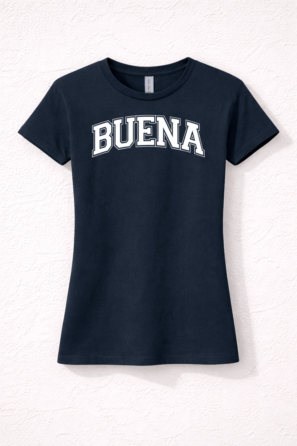 Buena Midweight Womens Tee (Navy)