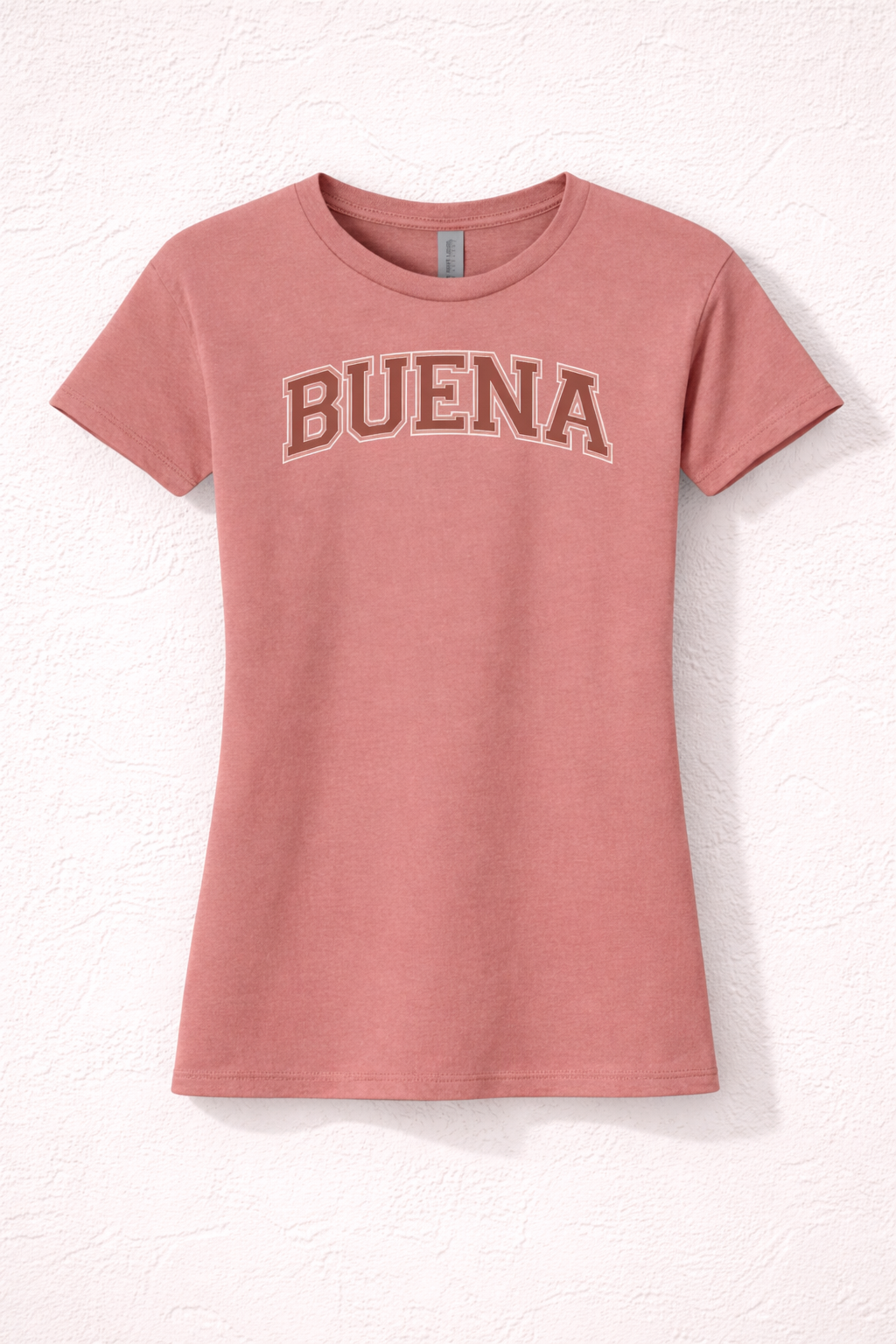 Buena Midweight Womens Tee (Desert Pink)