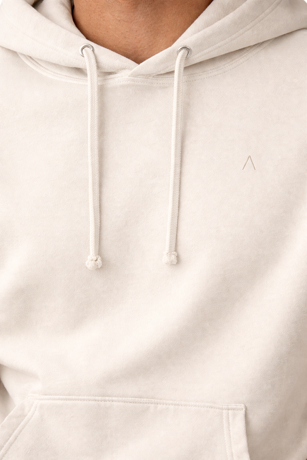 TC MIDWEIGHT PULLOVER HOOD (BONE)
