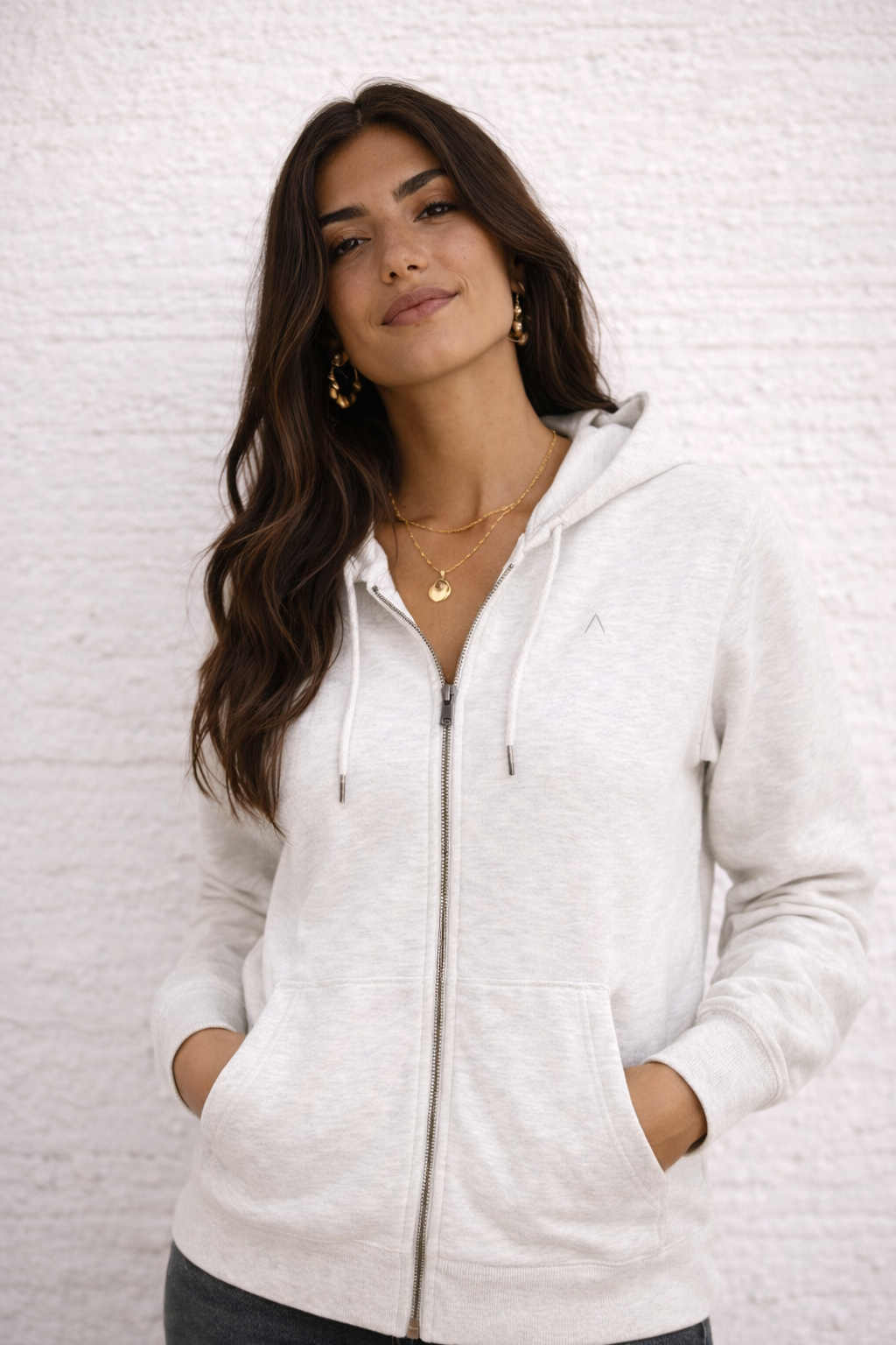 HC Heavyweight Full Zip Hoodie (Heather Gray)