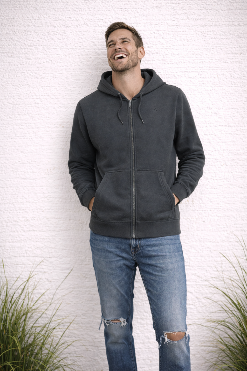 HC Heavyweight Full Zip Hoodie (Slate)