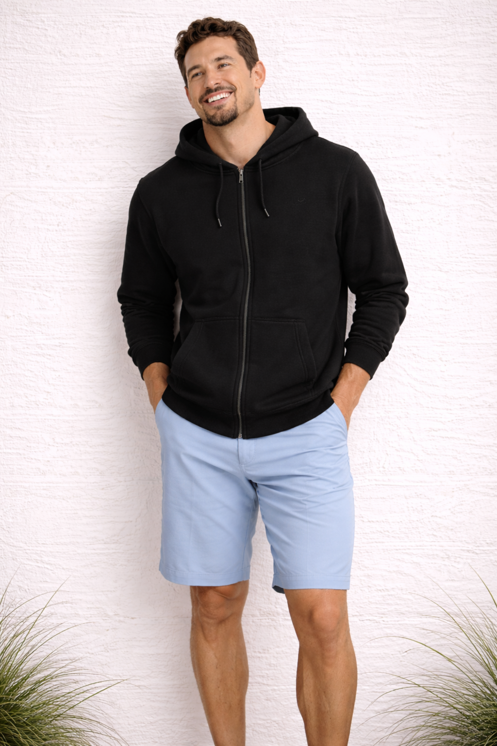 HC Heavyweight Full Zip Hoodie (Black)