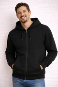 HC Heavyweight Full Zip Hoodie (Black)
