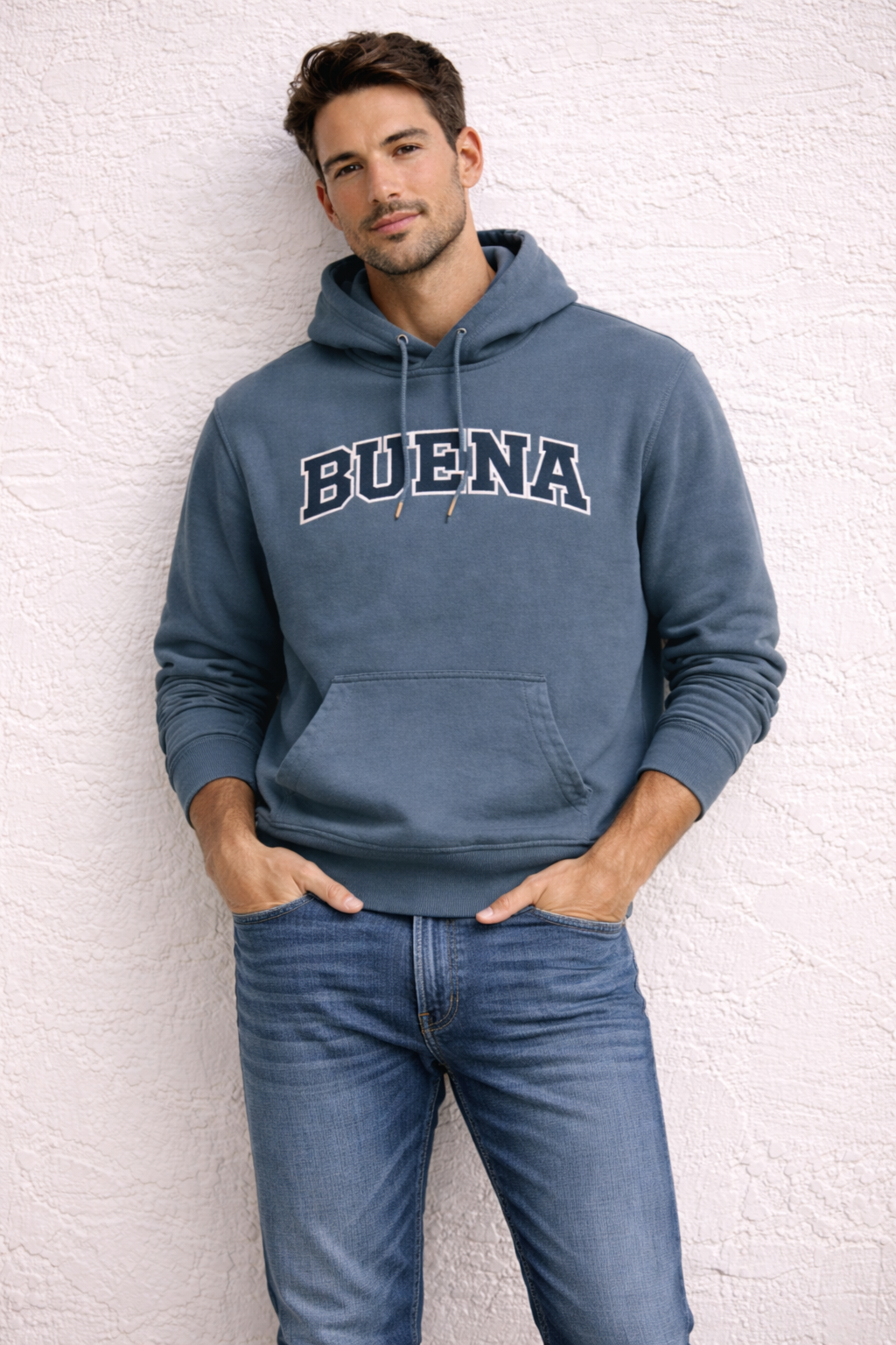 Buena Midweight Organic French Terry Hood (Seaside)