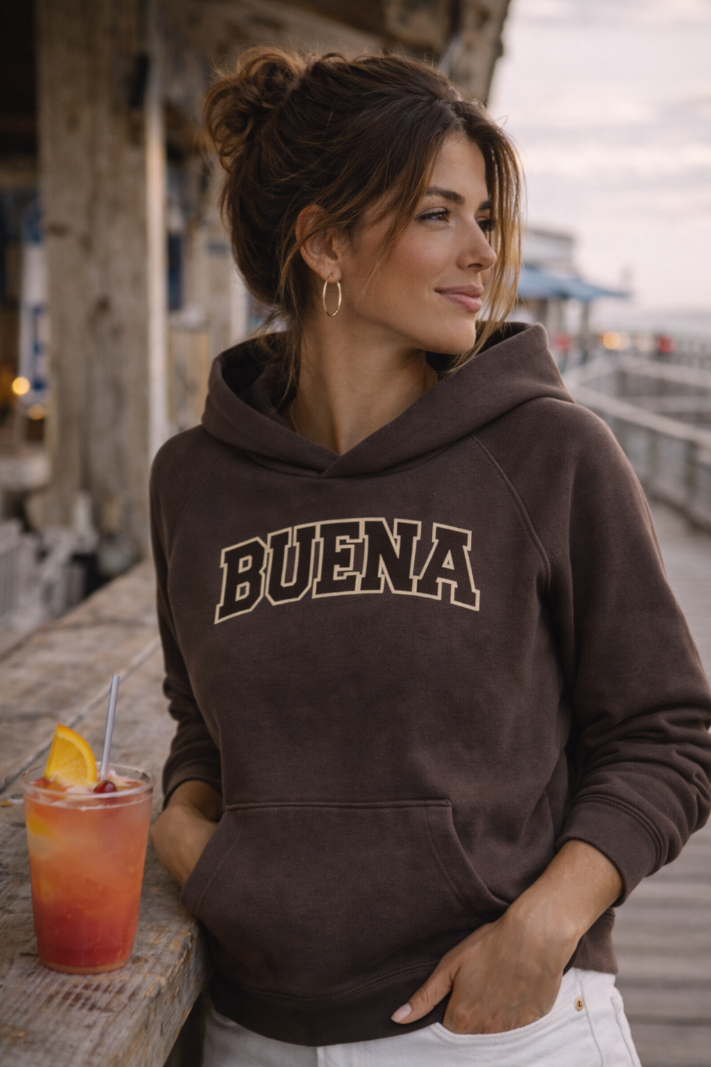 Buena Heavyweight Hoodie (Espresso)