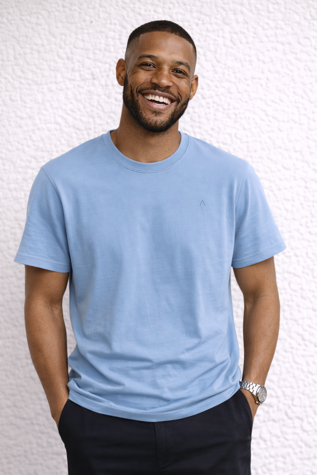 HC Sandpiper Midweight Organic Tee (Cloud Blue)
