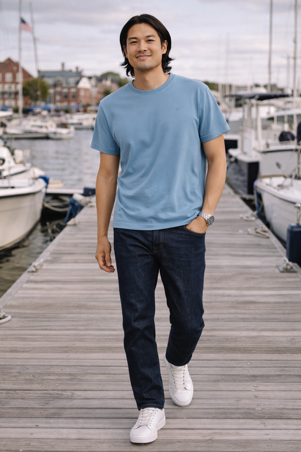HC Sandpiper Midweight Organic Tee (Baltic)