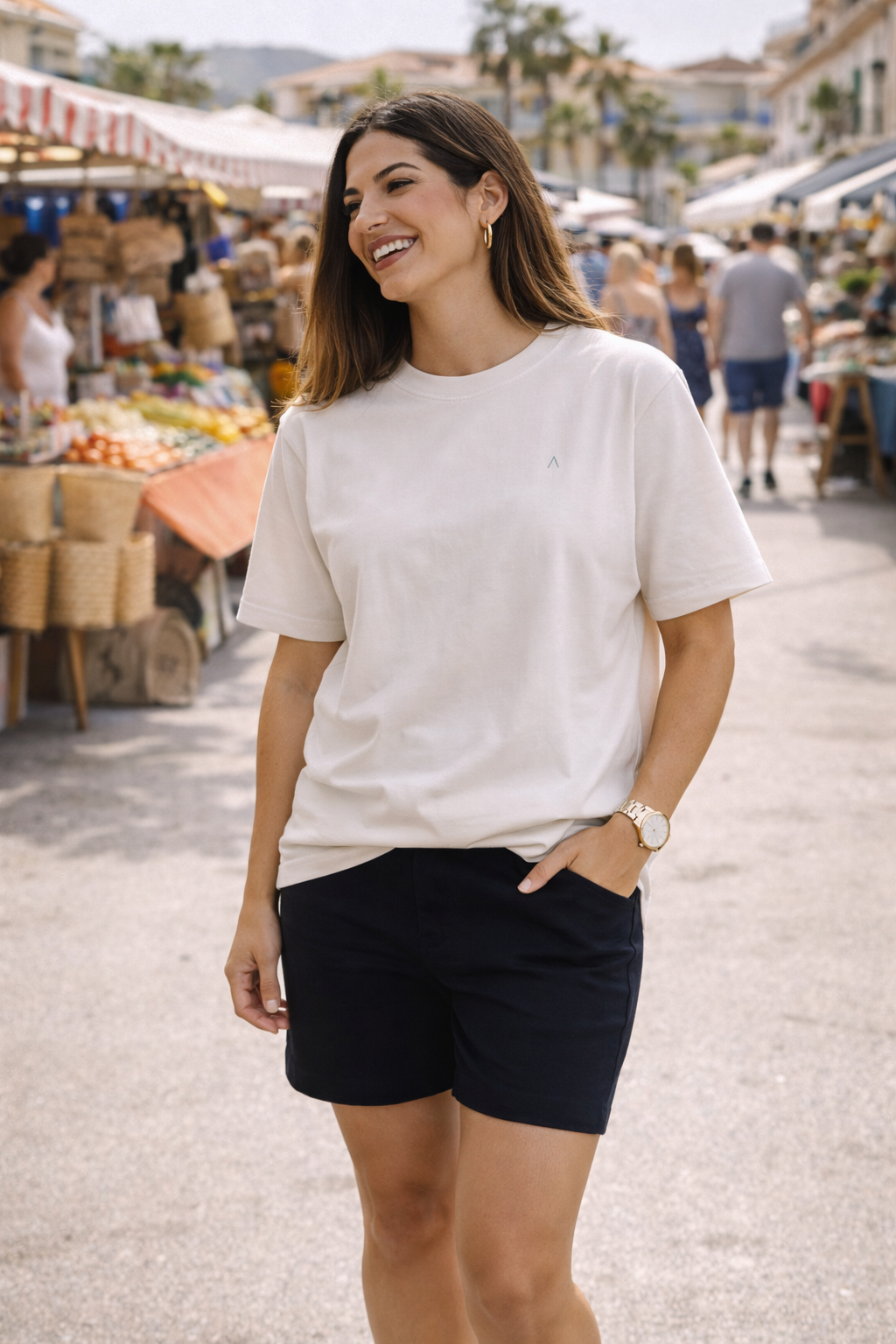 HC Dune Heavyweight Organic Tee (Pearl)