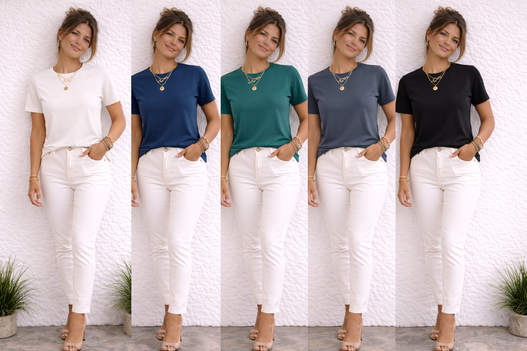 HC Dockside Women's Midweight Organic Tee (Ocean Navy)