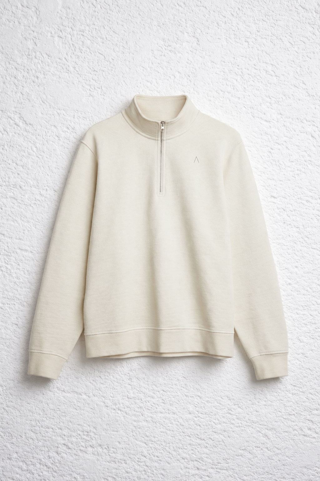 HC Cliffside Heavyweight Organic French Terry Quarter Zip (Parchment)