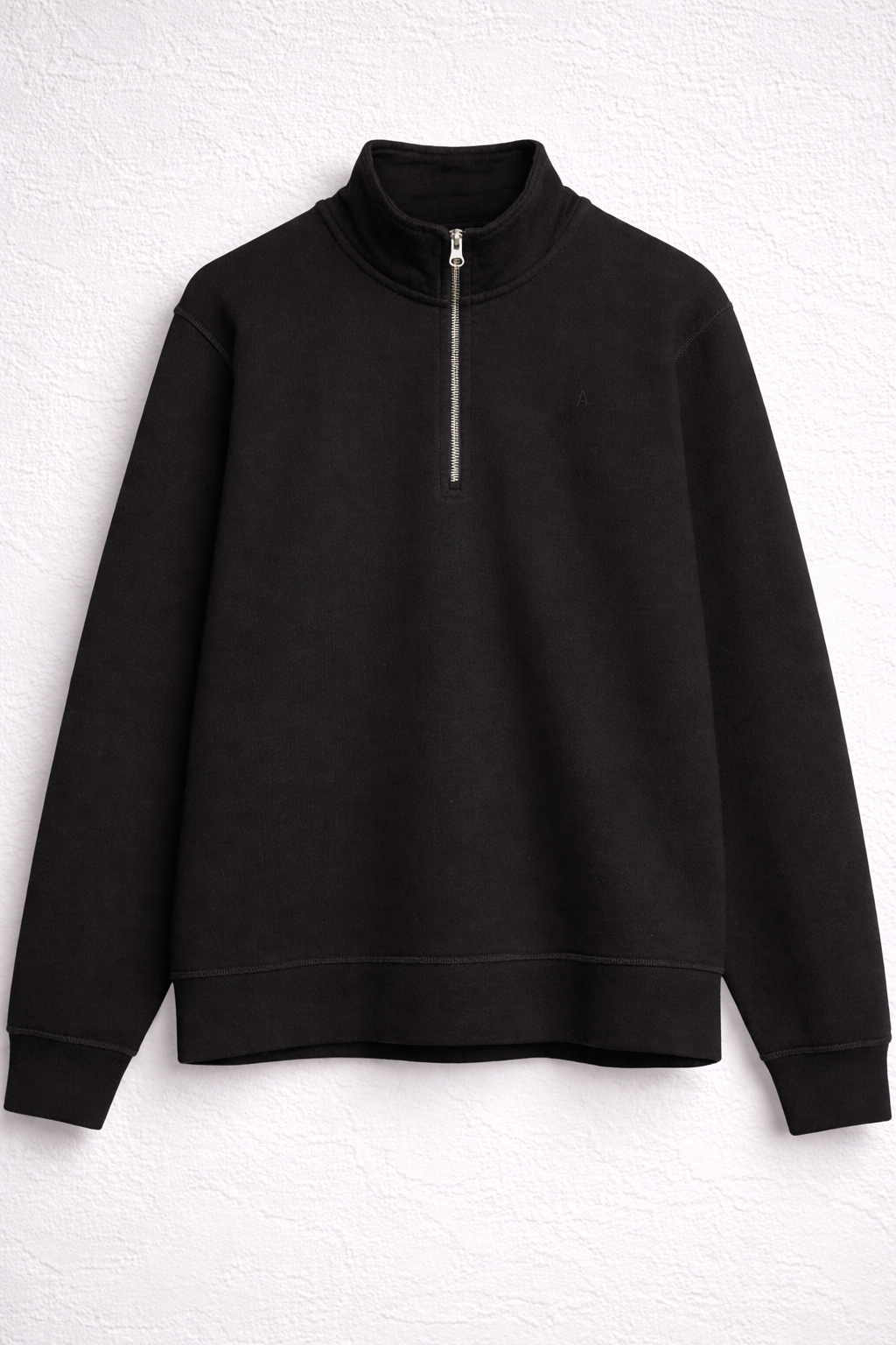 HC Cliffside Heavyweight Organic French Terry Quarter Zip (Black)