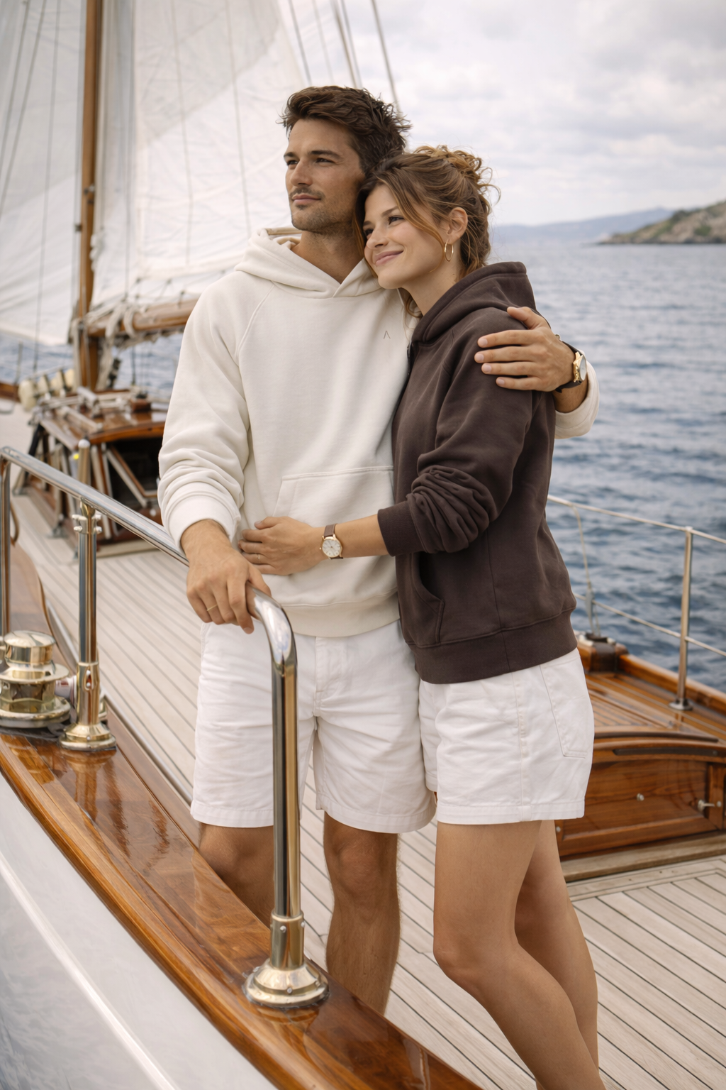 HC Main Mast Ultra Heavyweight Organic French Terry Hood (Espresso)