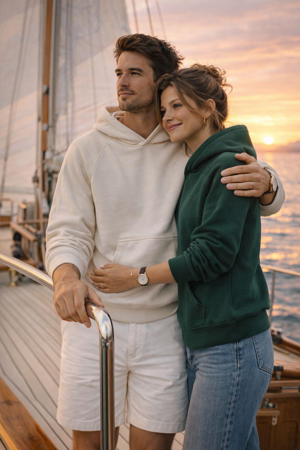 HC Main Mast Ultra Heavyweight Organic French Terry Hood (Parchment)