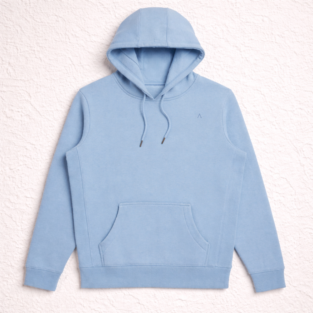 HC TrailBlazer Heavyweight Organic Brushed Hood  (Cloud Blue)