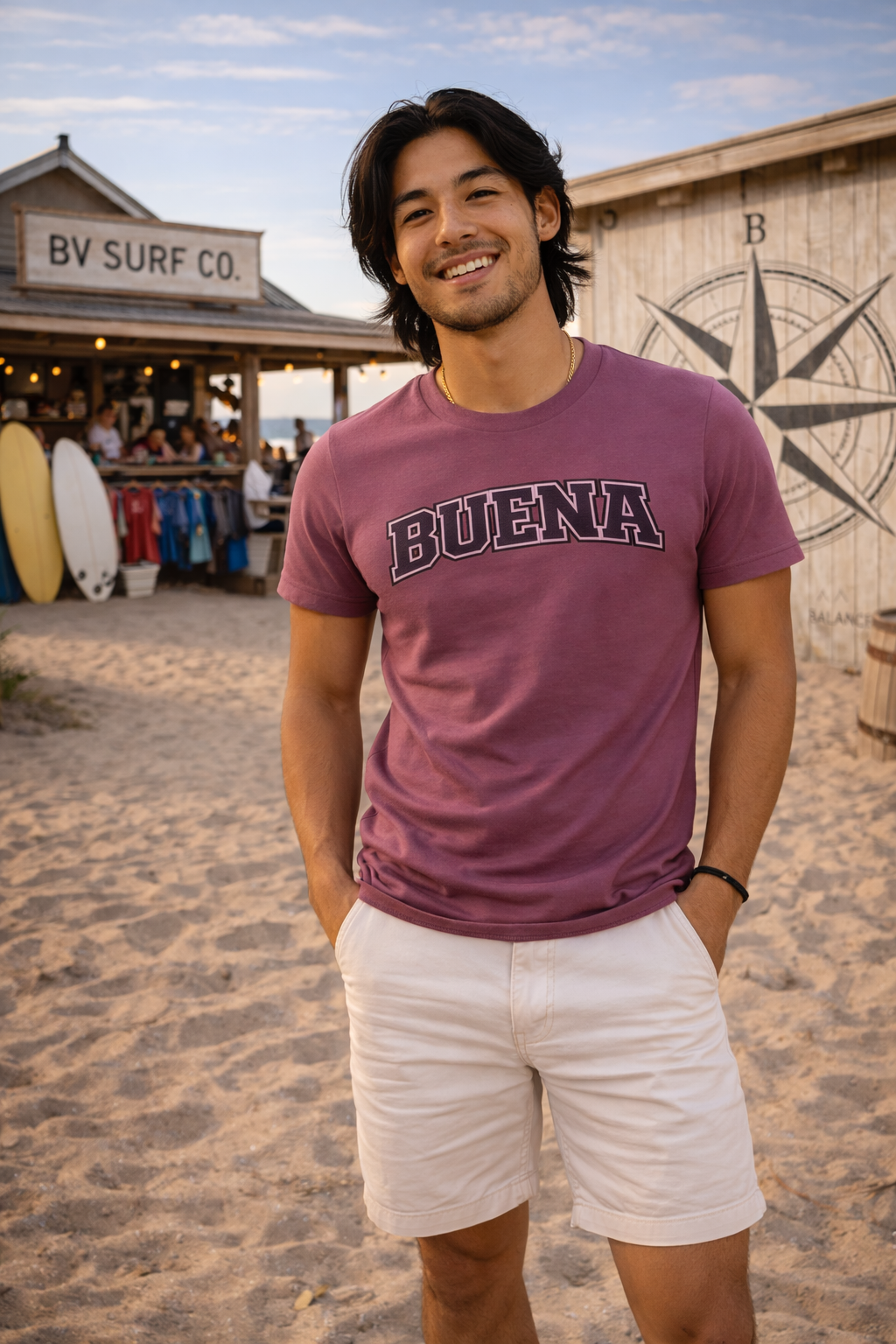 Buena Midweight Tee (Paprika)