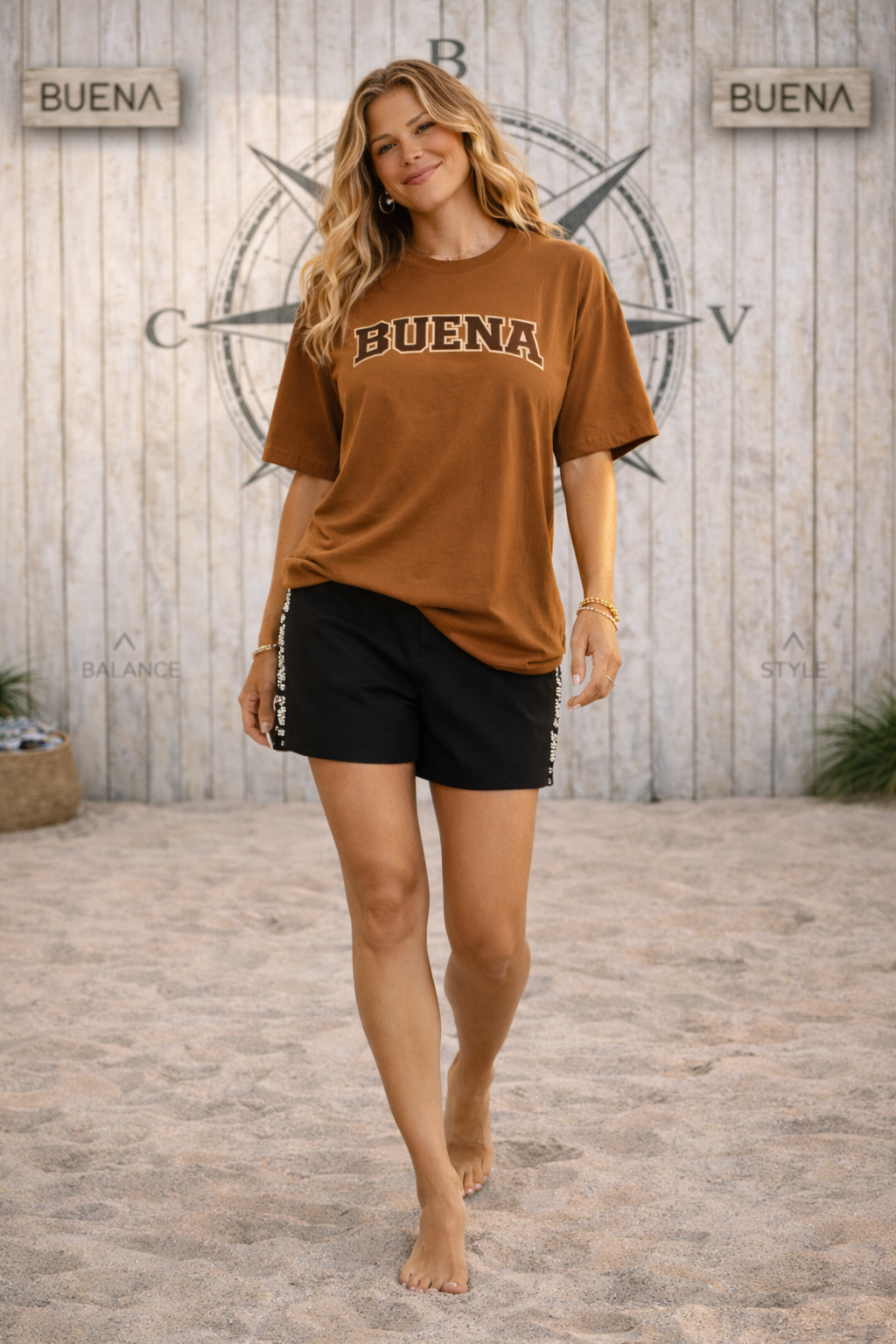 Buena Heavyweight Tee (Clay)