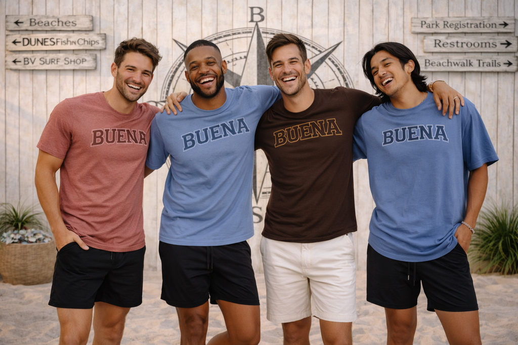 Buena Midweight Tee (Redwood)