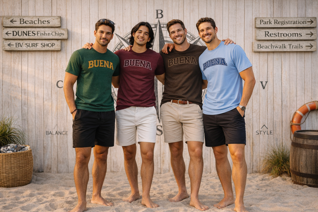 Buena Midweight Tee (Redwood)