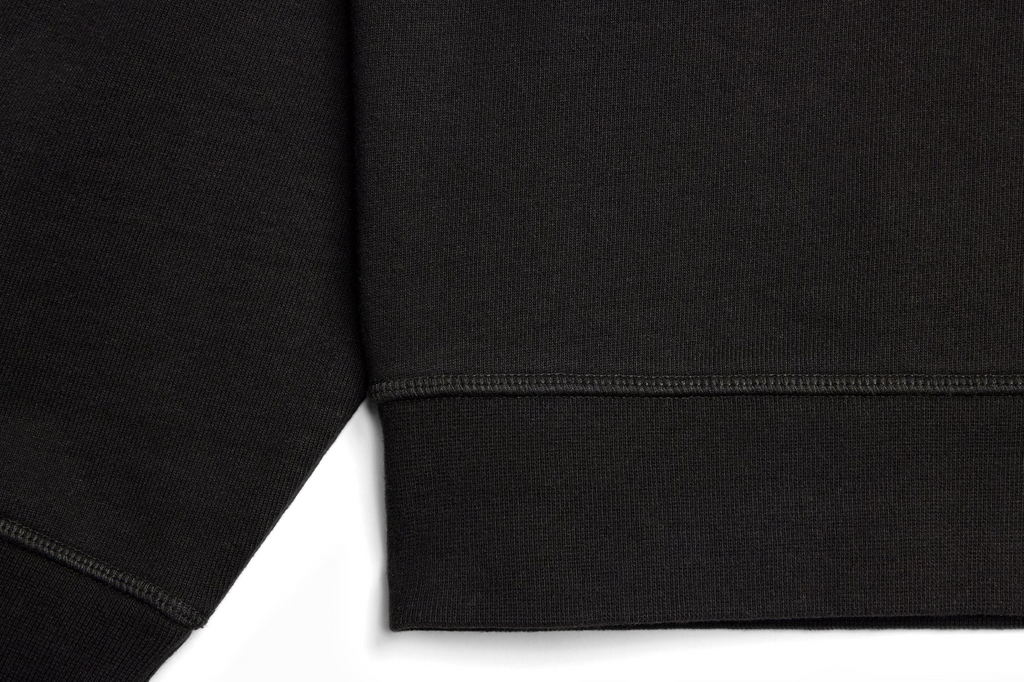 HC Cliffside Heavyweight Organic French Terry Quarter Zip (Black)