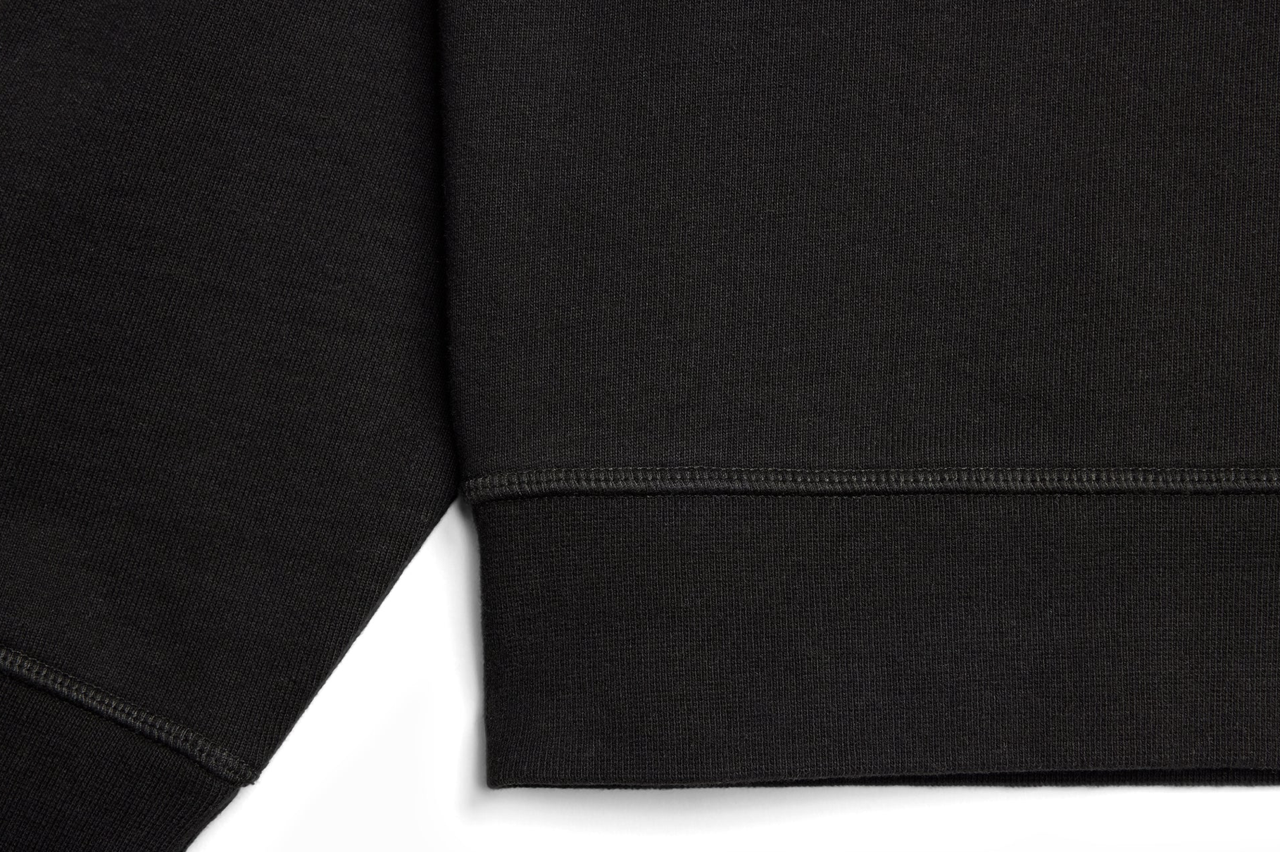 HC Cliffside Heavyweight Organic French Terry Quarter Zip (Black)