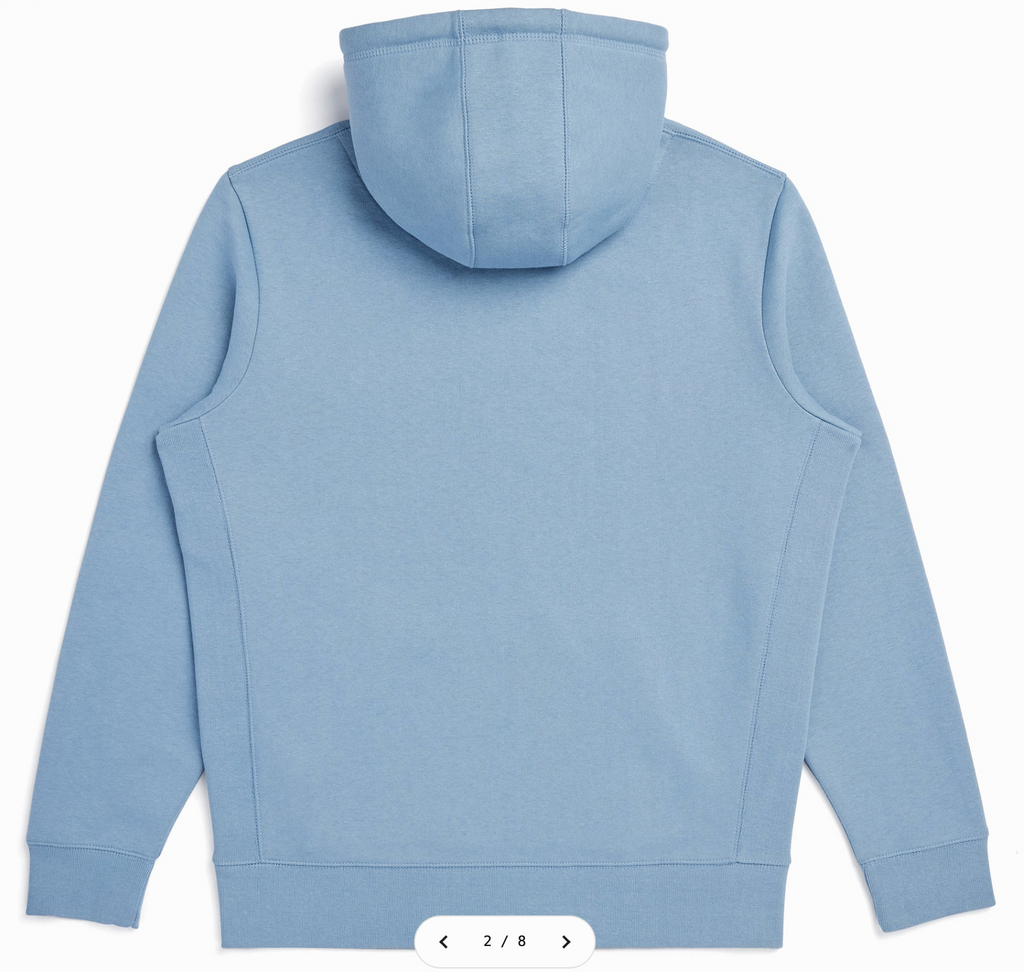HC TrailBlazer Heavyweight Organic Brushed Hood  (Cloud Blue)