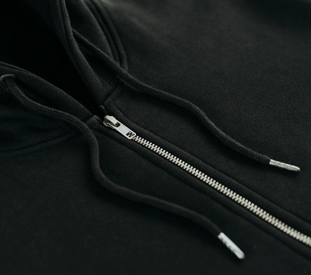 HC Heavyweight Full Zip Hoodie (Black)