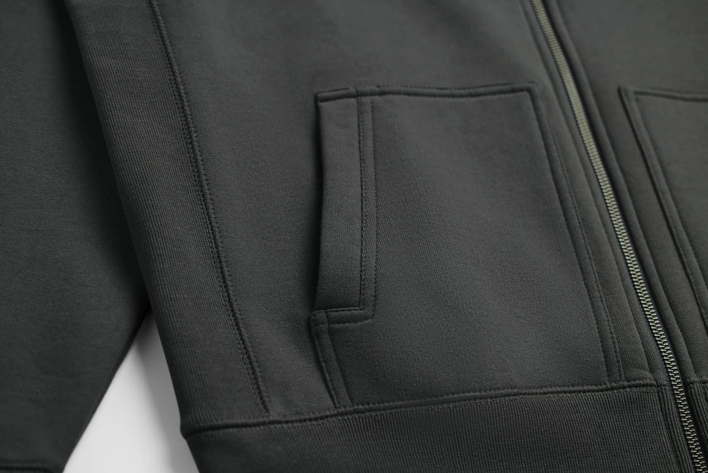 HC Heavyweight Full Zip Hoodie (Slate)
