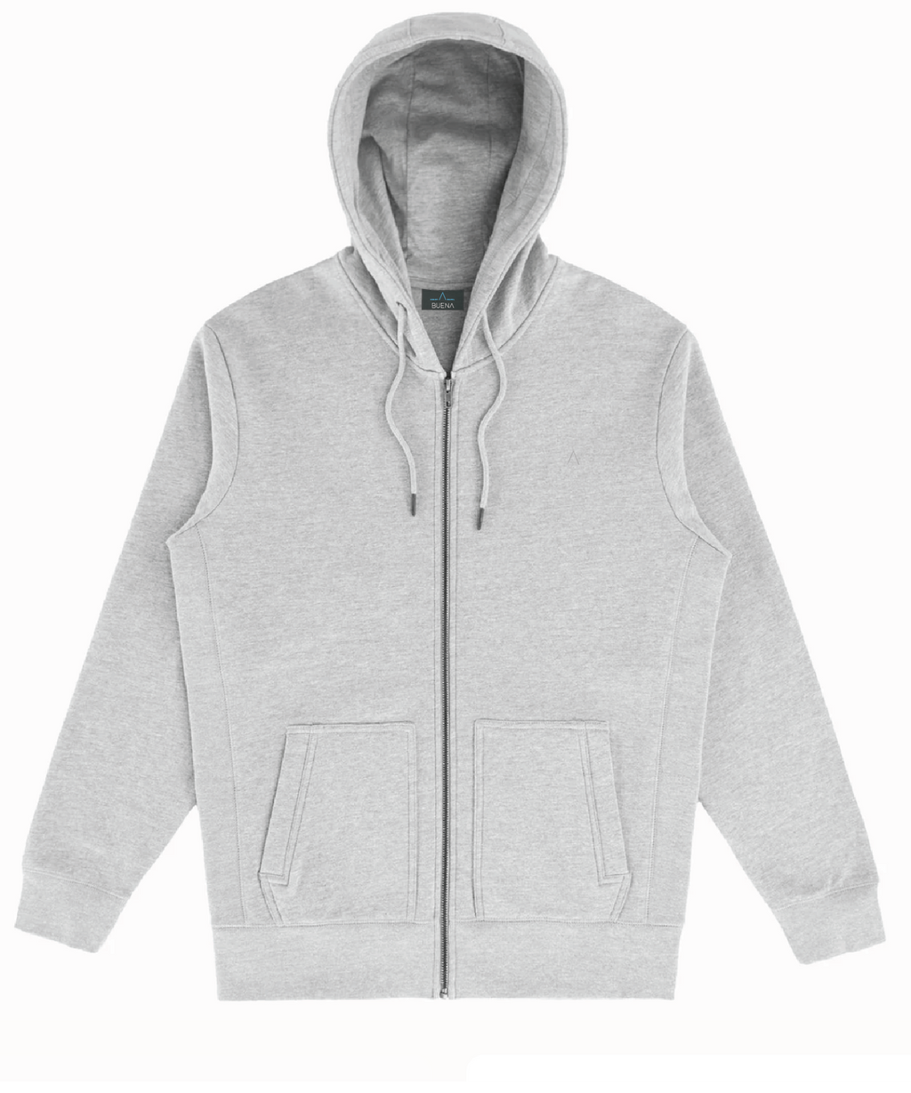 HC Heavyweight Full Zip Hoodie (Heather Gray)