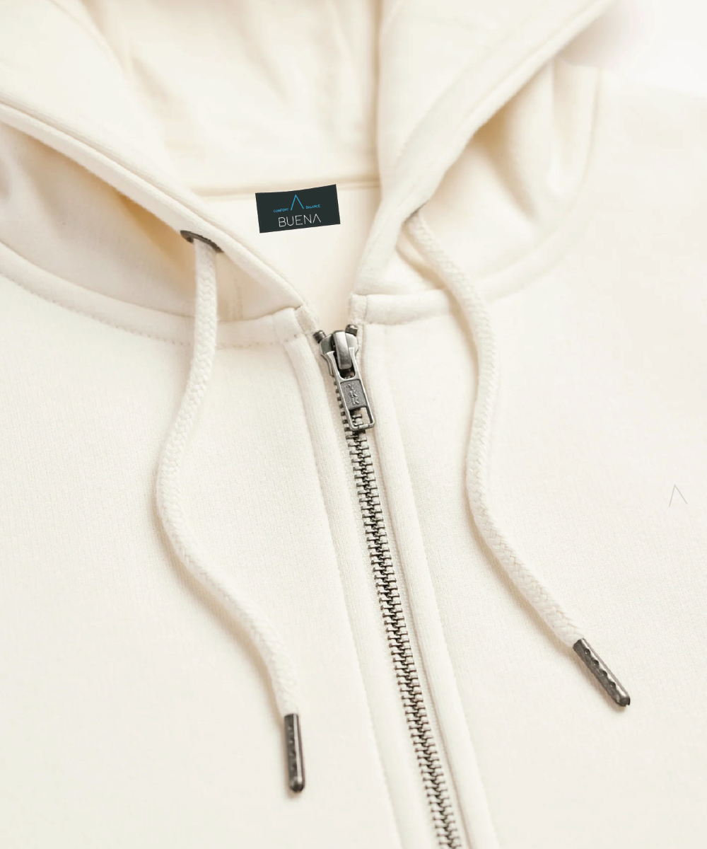 HC Heavyweight Full Zip Hoodie (Natural)